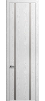 Межкомнатная дверь SKYLINE 102 Структурированная эмаль, (35) Ясень белый, 600/700/800*2300 мм.